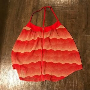 Zip front tank top
